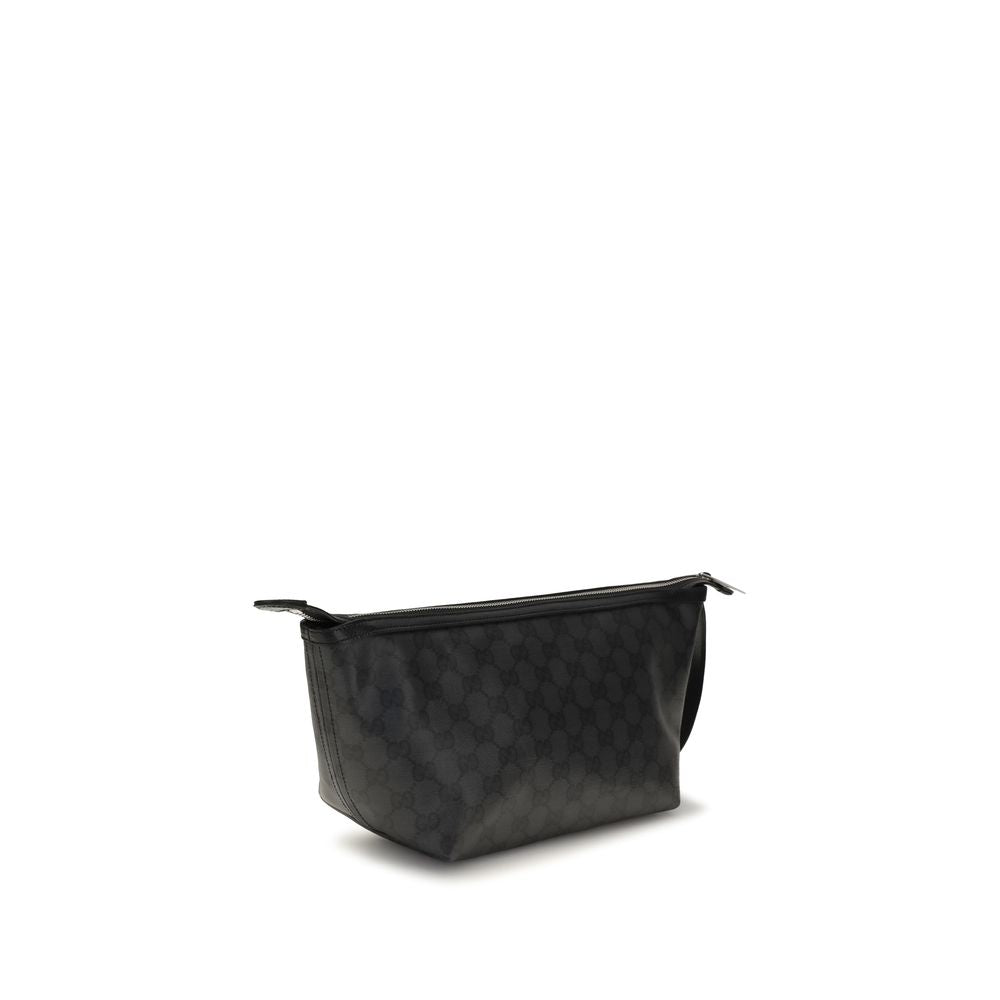 Gucci Black GG Canvas Essence Small Toiletry Bag