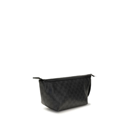 Gucci Black GG Canvas Essence Small Toiletry Bag