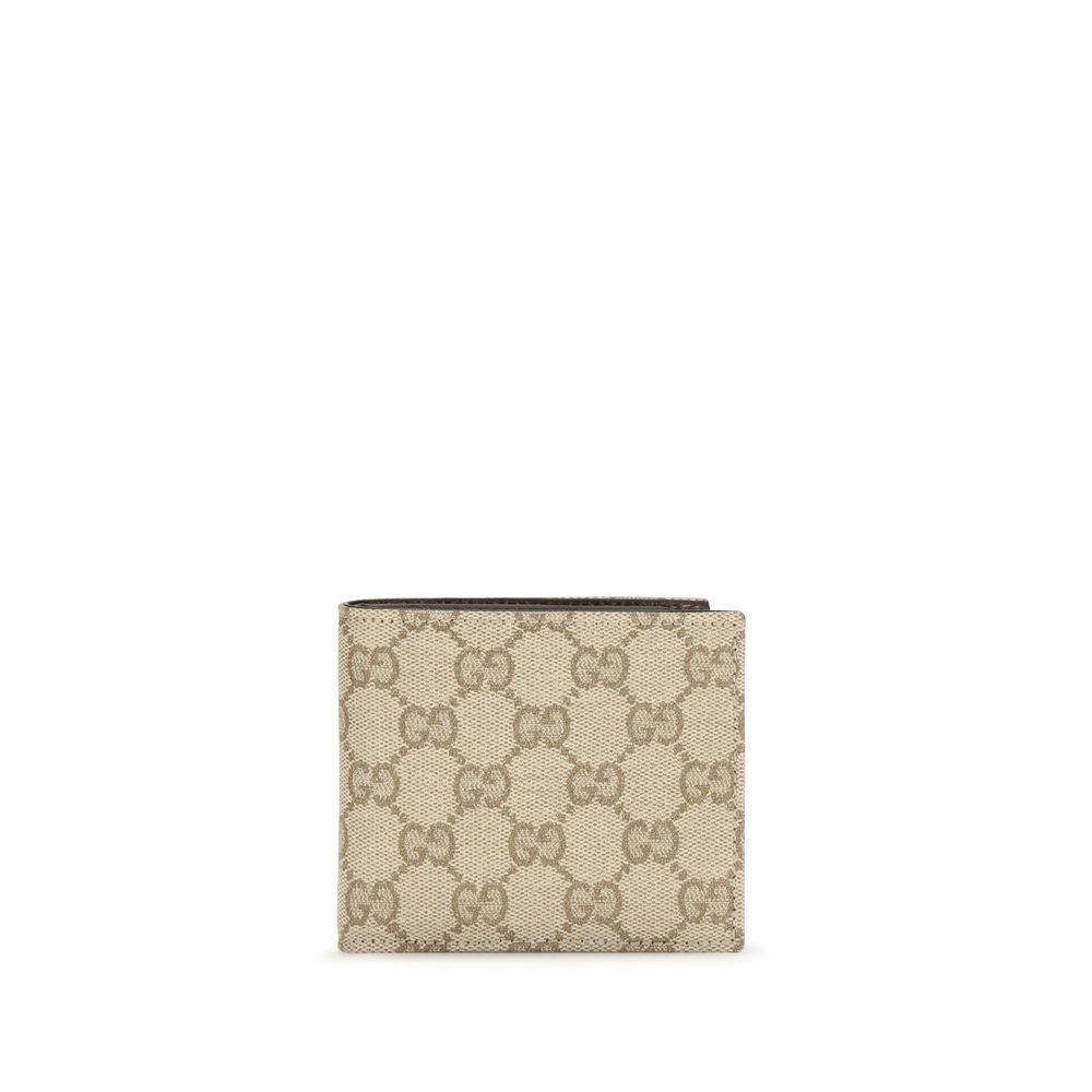 Gucci Beige Essence Classic bi-fold Wallet