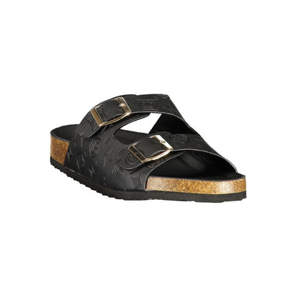 Laura Biagiotti Nero Polyurethane Women's Sandal
