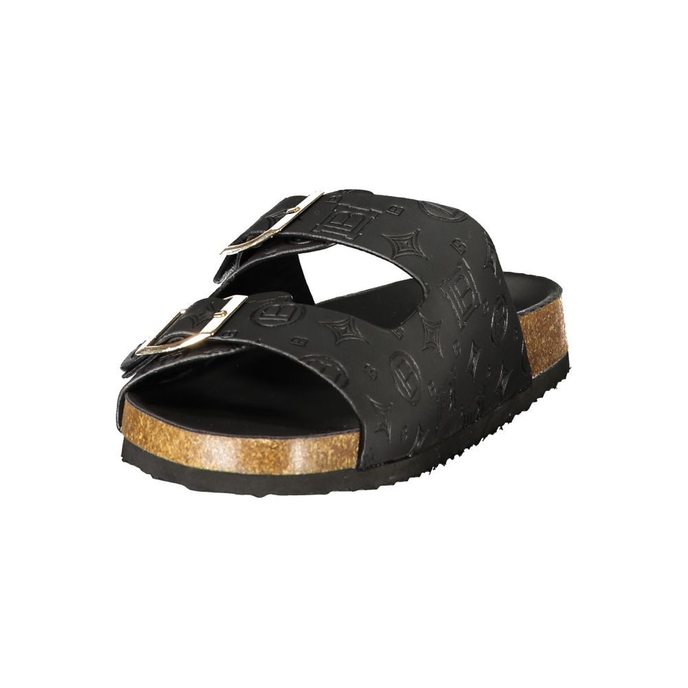 Laura Biagiotti Nero Polyurethane Women's Sandal