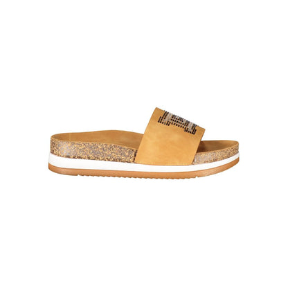 Laura Biagiotti Roma Brown Polyethylene Slippers