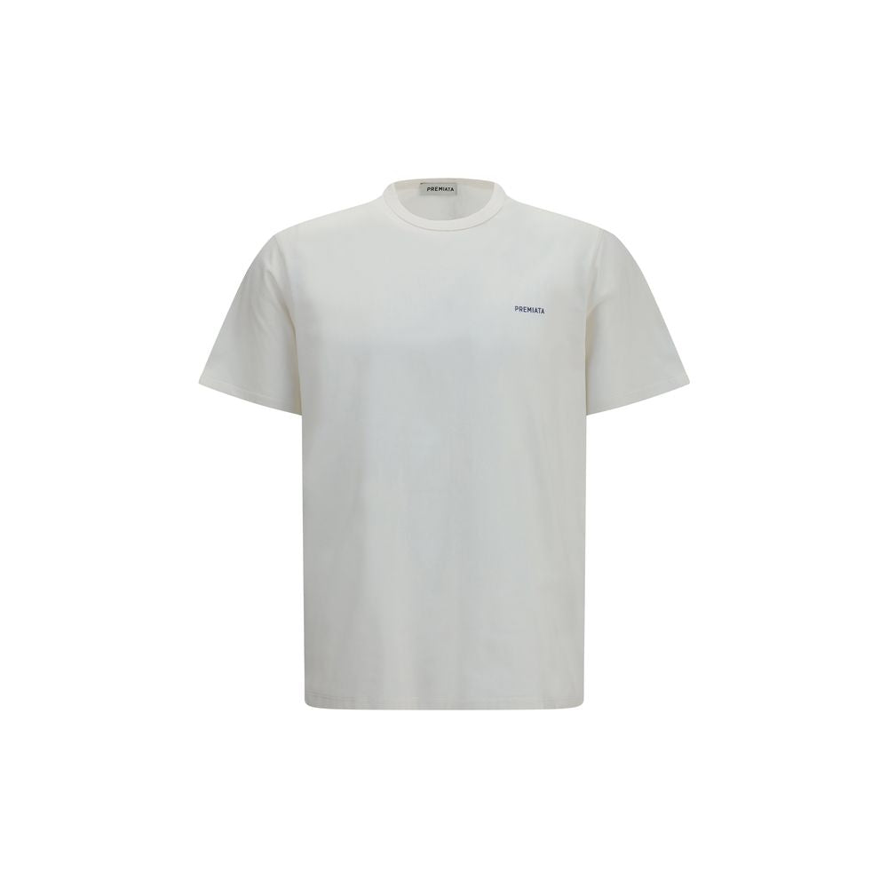 Premiata White Cotton T-Shirt for Men