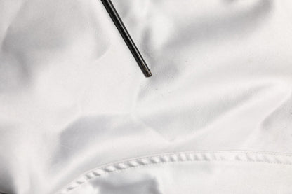 Dolce & Gabbana White DG Logo Polyester Jersey Bomber Jacket