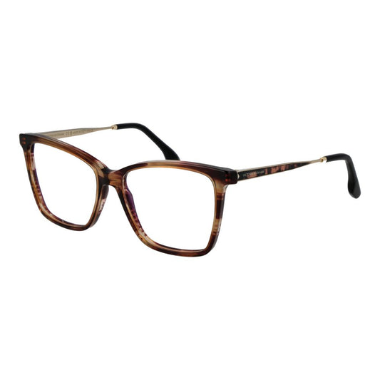Victoria Beckham Women’s Brown Optical Glasses – Full-Rim Frame