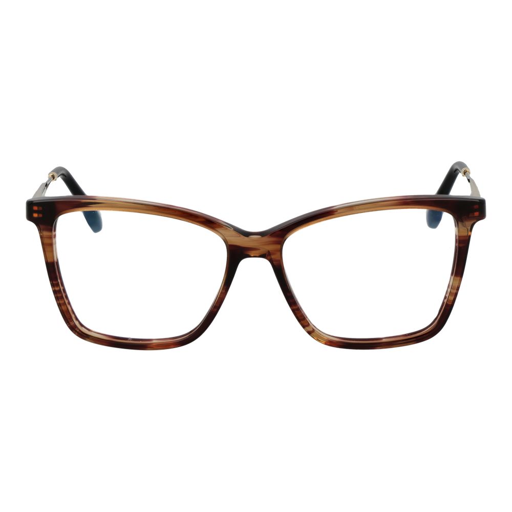 Victoria Beckham Women’s Brown Optical Glasses – Full-Rim Frame