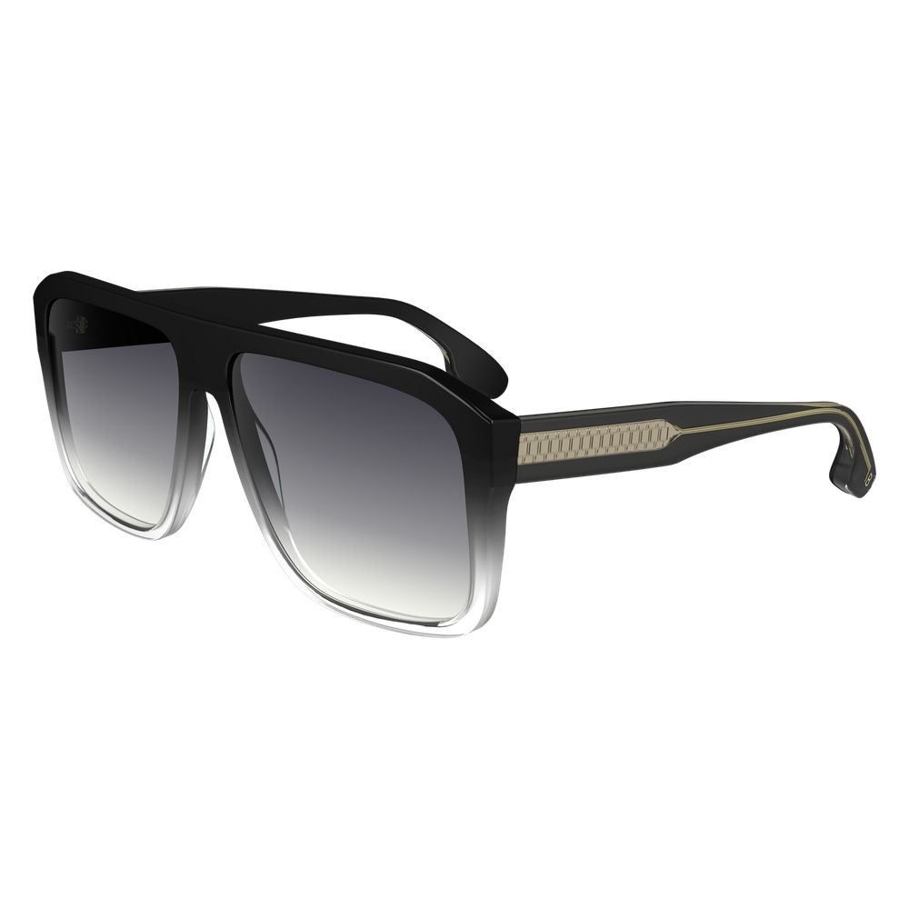 Victoria Beckham Women’s Sunglasses – Black Browline Frame, Grey Gradient Lenses