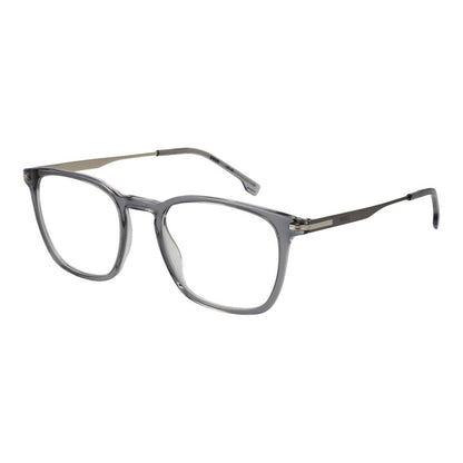 Hugo Boss Men’s Optical Glasses – Grey Square Frame, 52mm