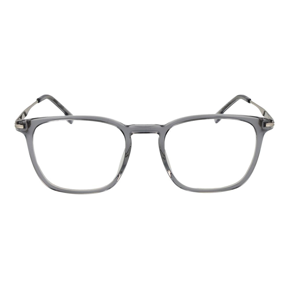 Hugo Boss Men’s Optical Glasses – Grey Square Frame, 52mm