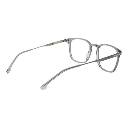 Hugo Boss Men’s Optical Glasses – Grey Square Frame, 52mm
