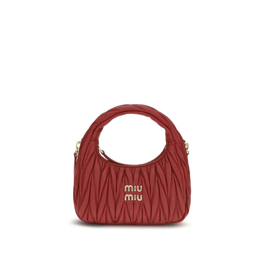Miu Miu Wandler Hobo Calf Leather Shoulder Bag