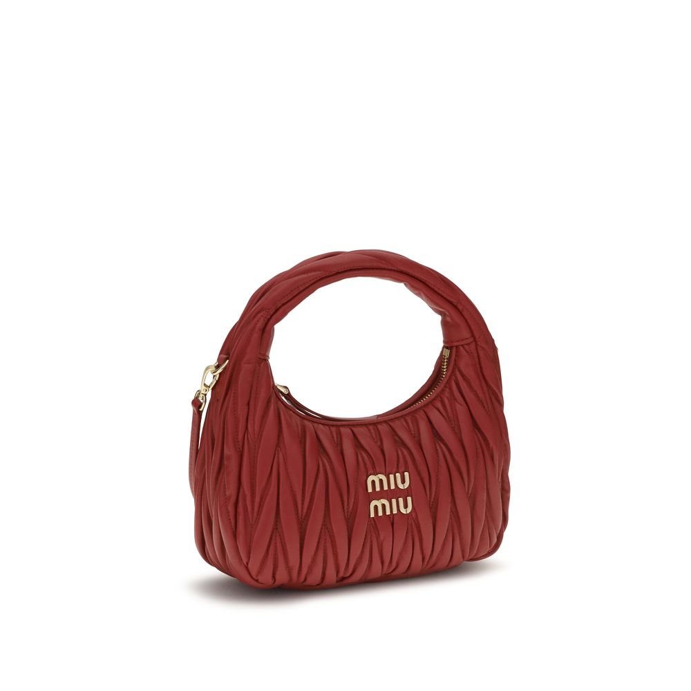 Miu Miu Wandler Hobo Calf Leather Shoulder Bag