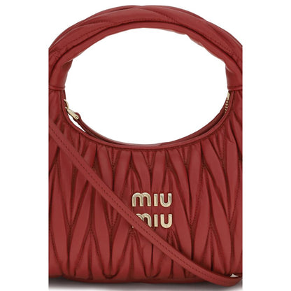 Miu Miu Wandler Hobo Calf Leather Shoulder Bag