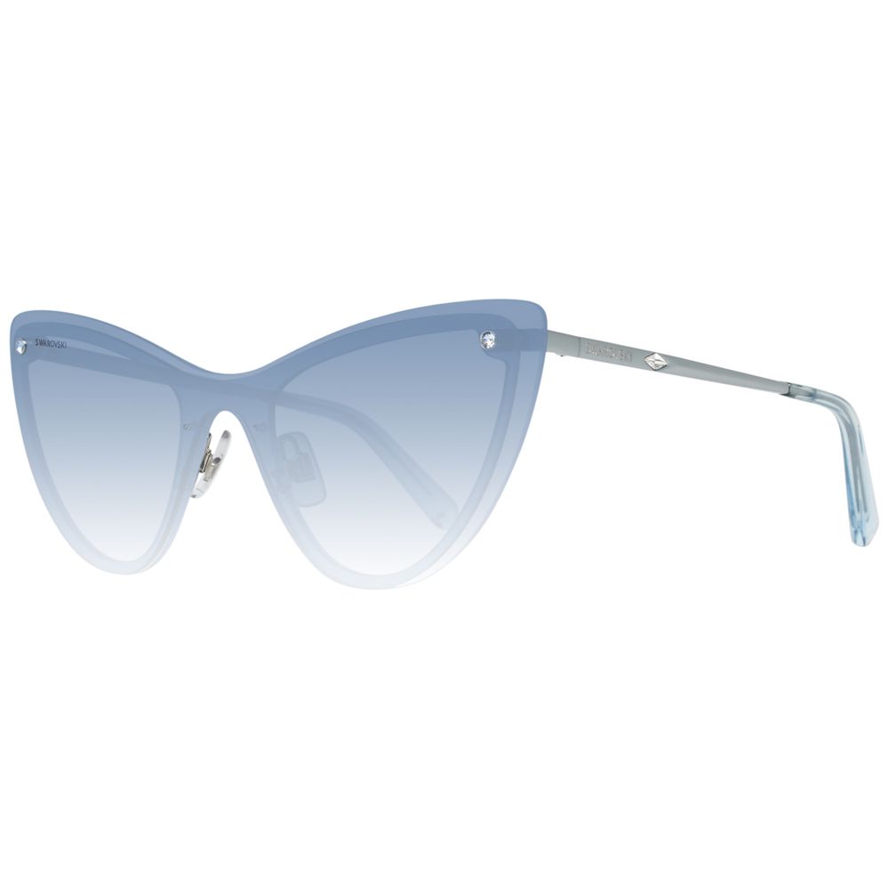 Swarovski Women’s Sunglasses – Blue Metal Frame, Blue Gradient Lenses