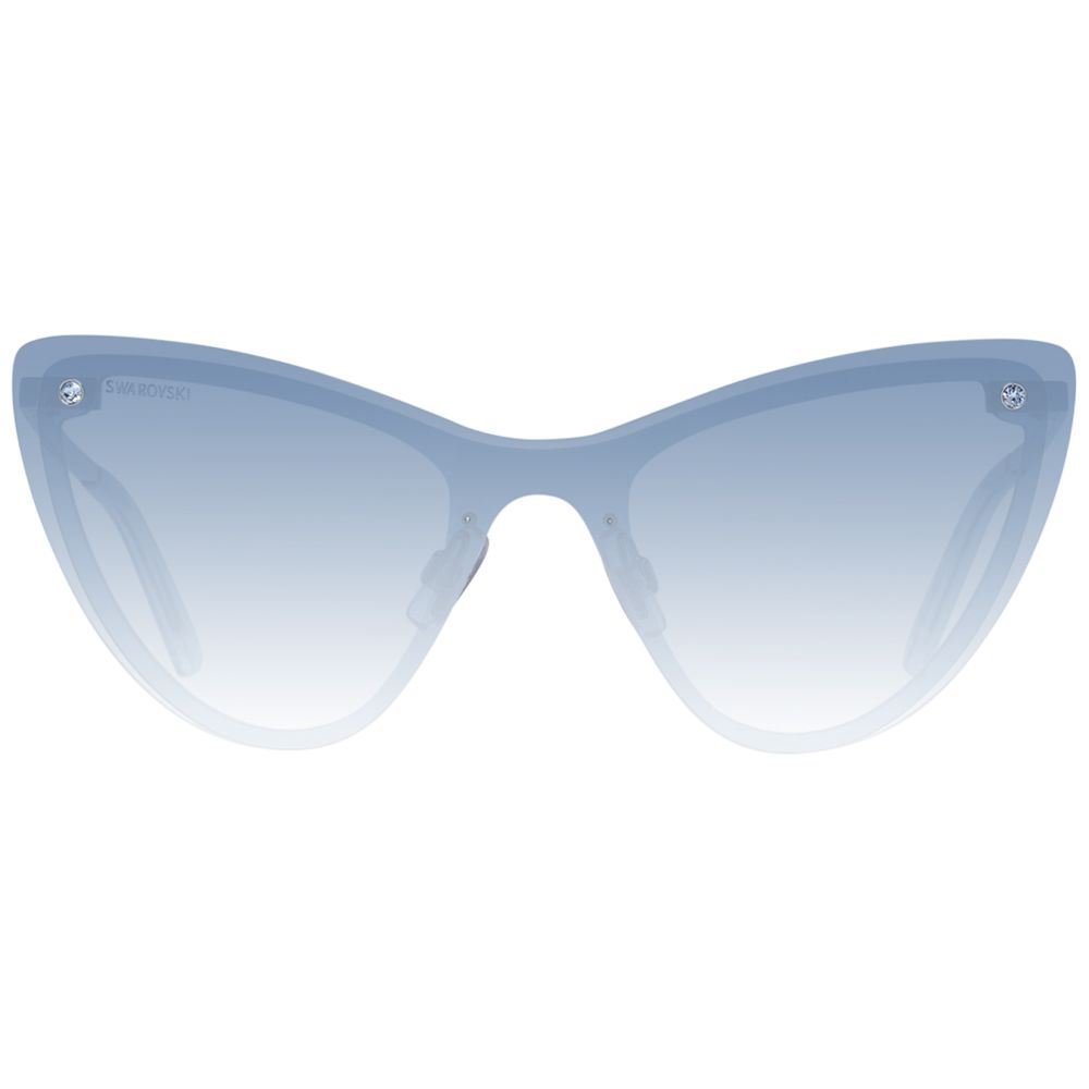 Swarovski Women’s Sunglasses – Blue Metal Frame, Blue Gradient Lenses