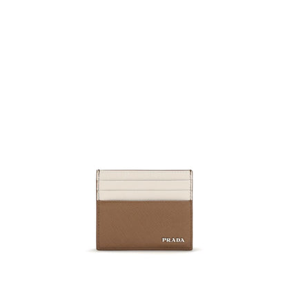 Prada Saffiano Leather Beige Bos Taurus Wallet