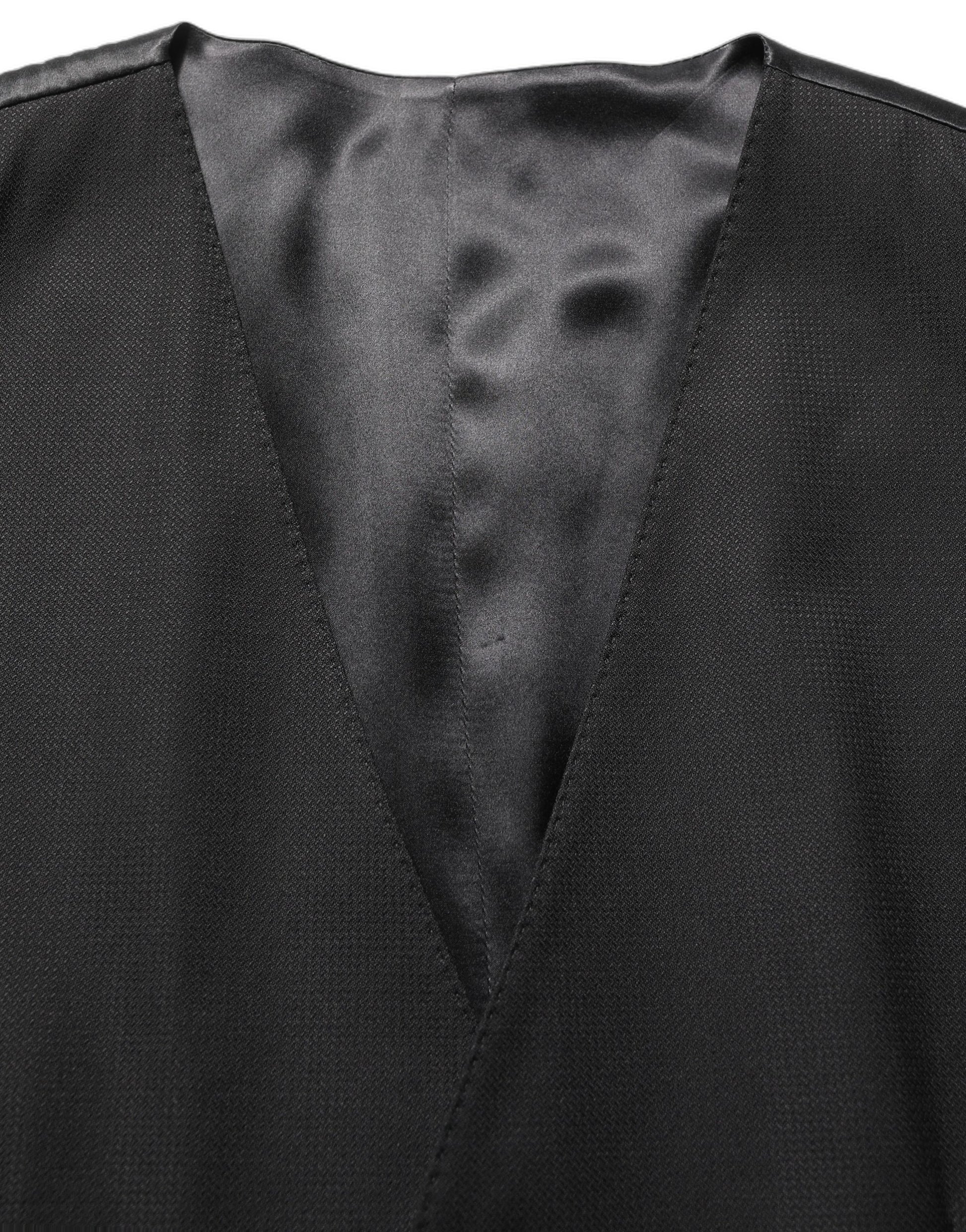 Dolce & Gabbana Black MARTINI Slim Fit Formal 3 Piece Suit