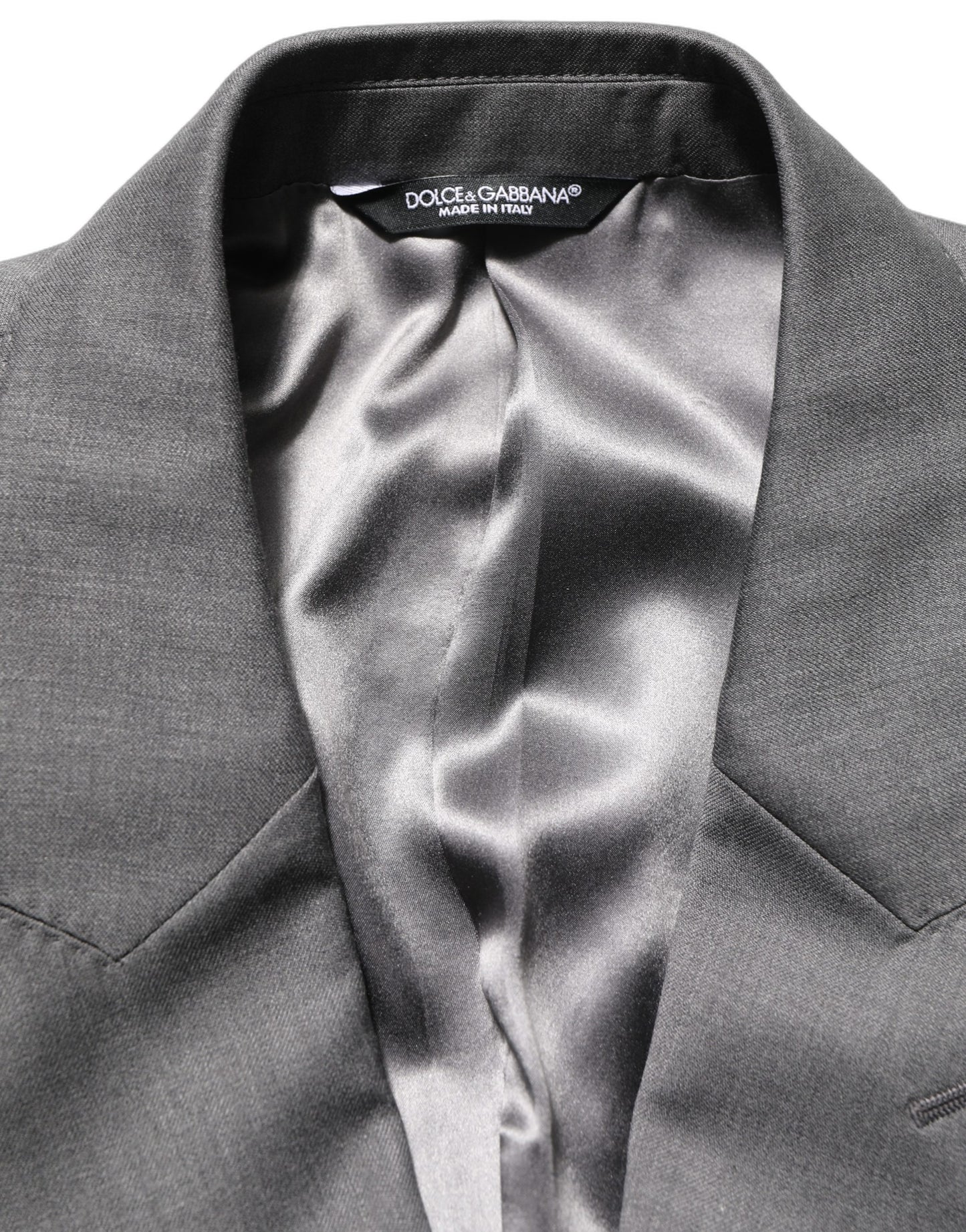 Dolce & Gabbana Gray MARTINI Slim Fit Formal 2-Piece Men Suit