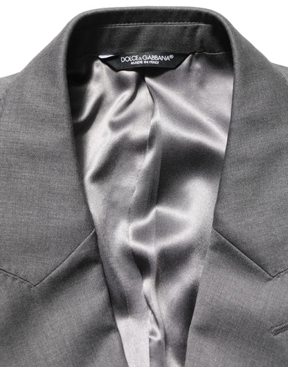 Dolce & Gabbana Gray MARTINI Slim Fit Formal 2-Piece Men Suit