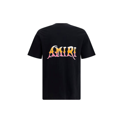 Amiri Black Cotton Logo T-Shirt