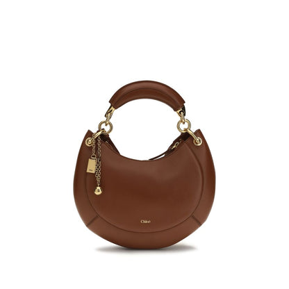 Chloé Brown Calf Leather Banan Hobo Shoulder Bag
