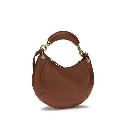 Chloé Brown Calf Leather Banan Hobo Shoulder Bag