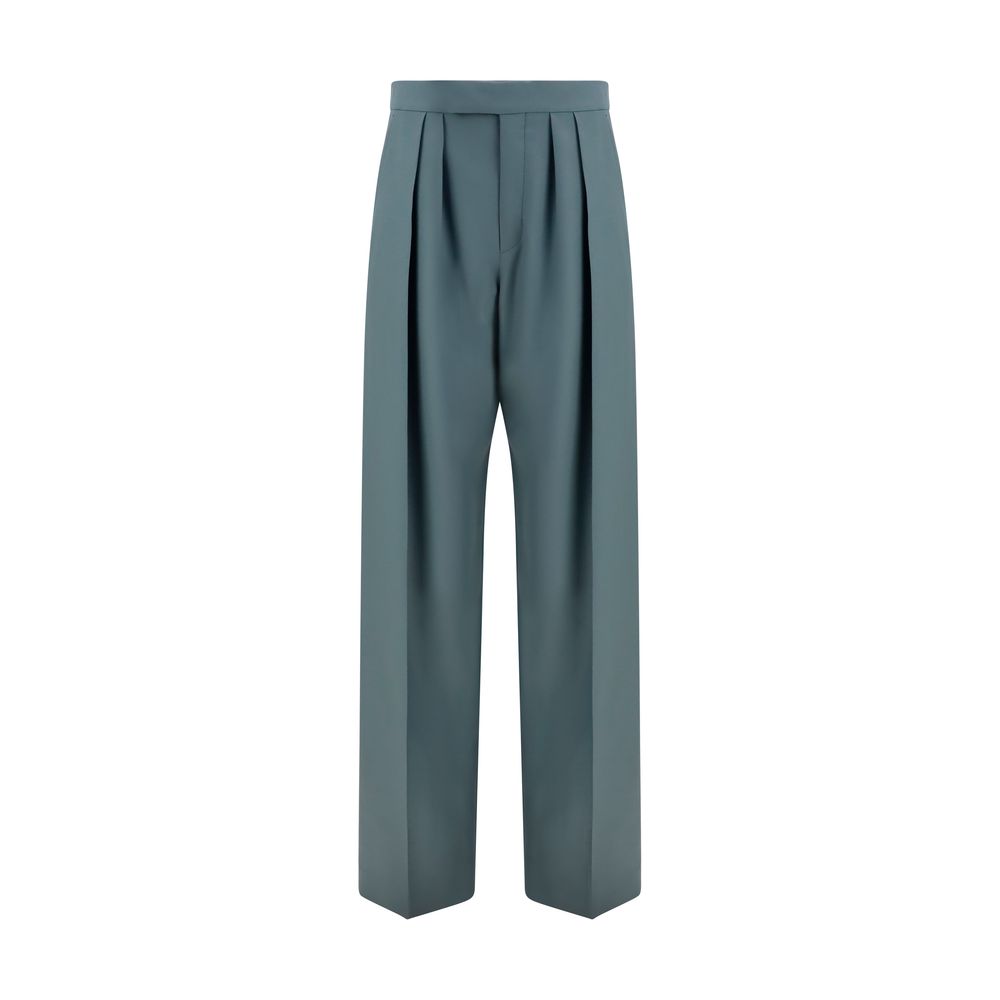 Chloé Bicolor Wool Tailored Dress Pants