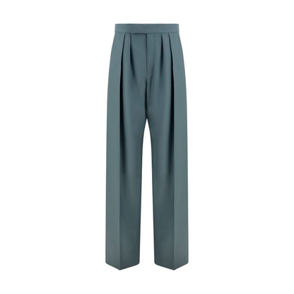 Chloé Bicolor Wool Tailored Dress Pants