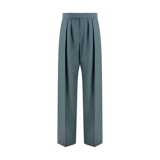 Chloé Bicolor Wool Tailored Dress Pants