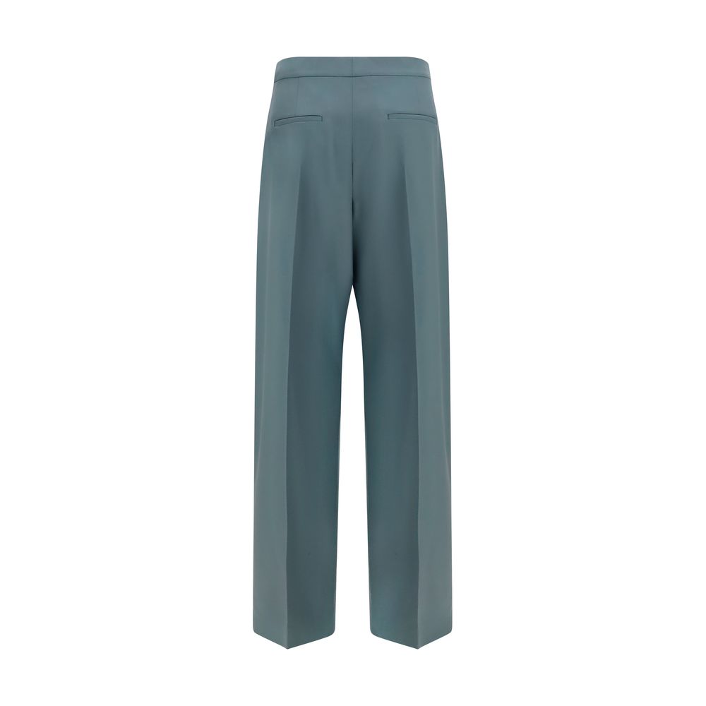 Chloé Bicolor Wool Tailored Dress Pants