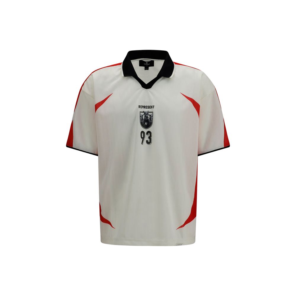 Represent Spike Football T-shirt White Polyester