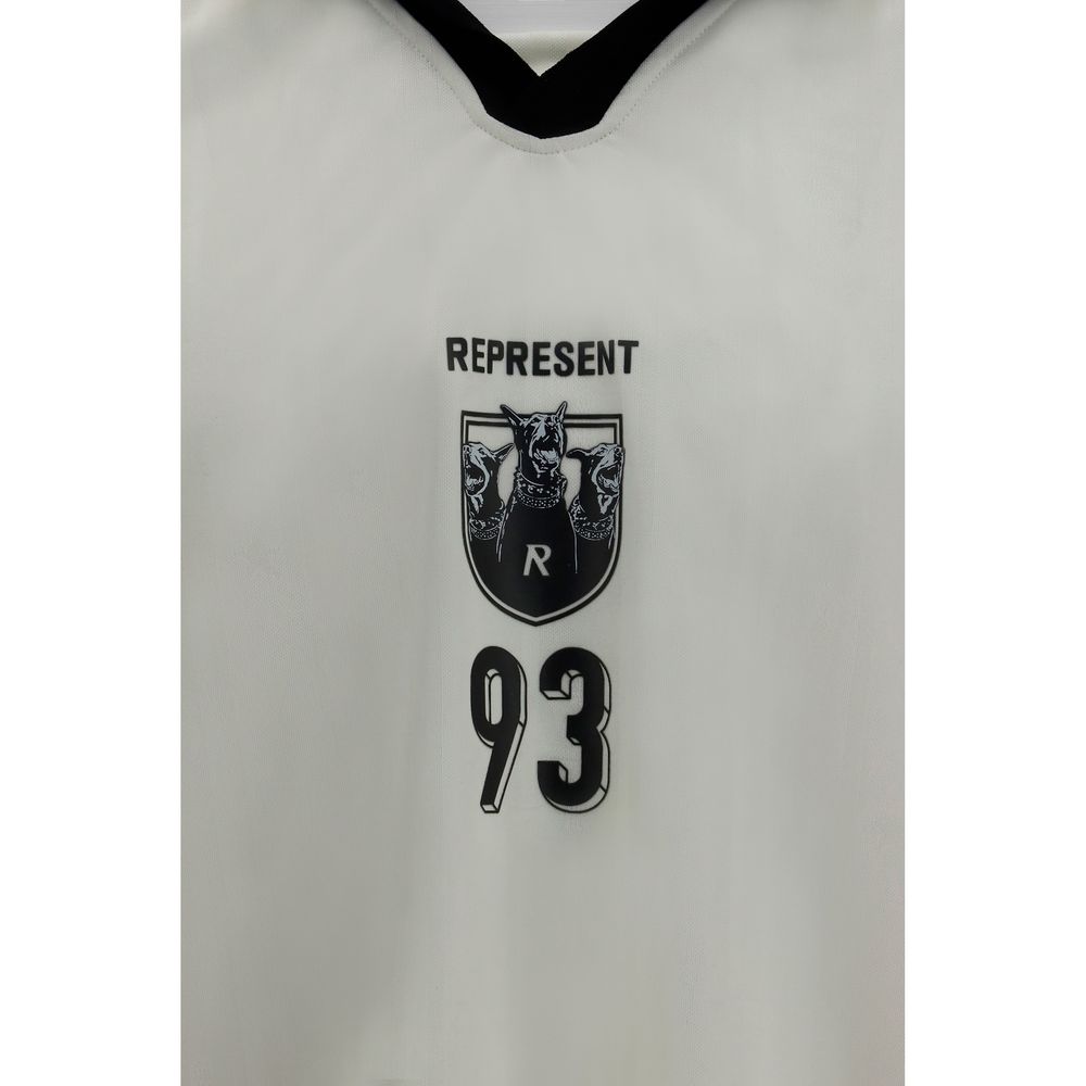 Represent Spike Football T-shirt White Polyester