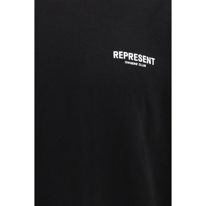Represent Owners Club Black Cotton Sweatshirt
