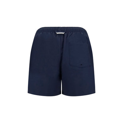 Fred Perry Blue Recycled Polyester Swim Shorts - Regular Fit