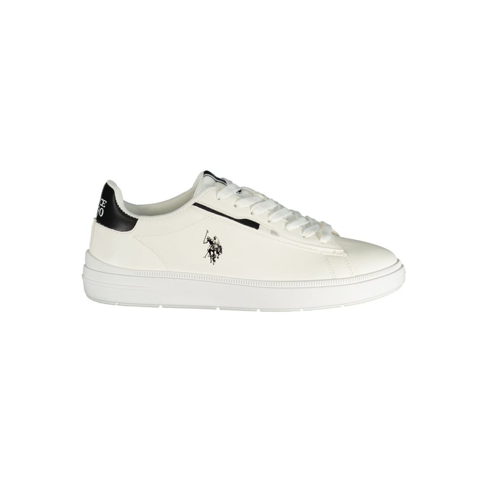 U.S. POLO ASSN. Bianco Polyurethane Men's Sneaker - White
