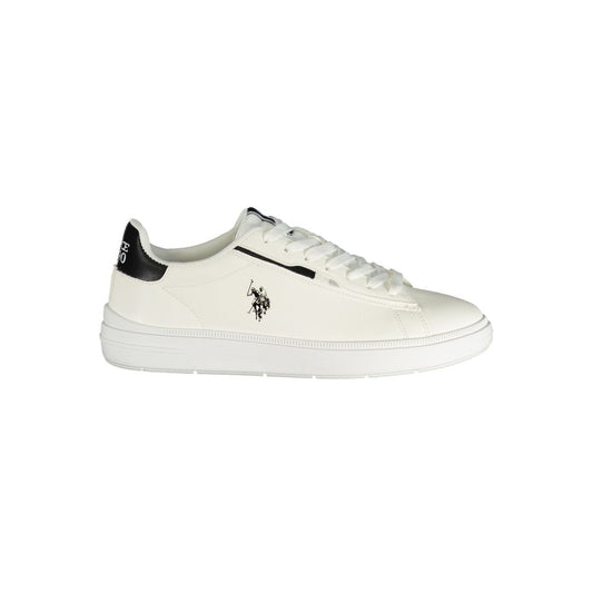 U.S. POLO ASSN. Bianco Polyurethane Men's Sneaker - White