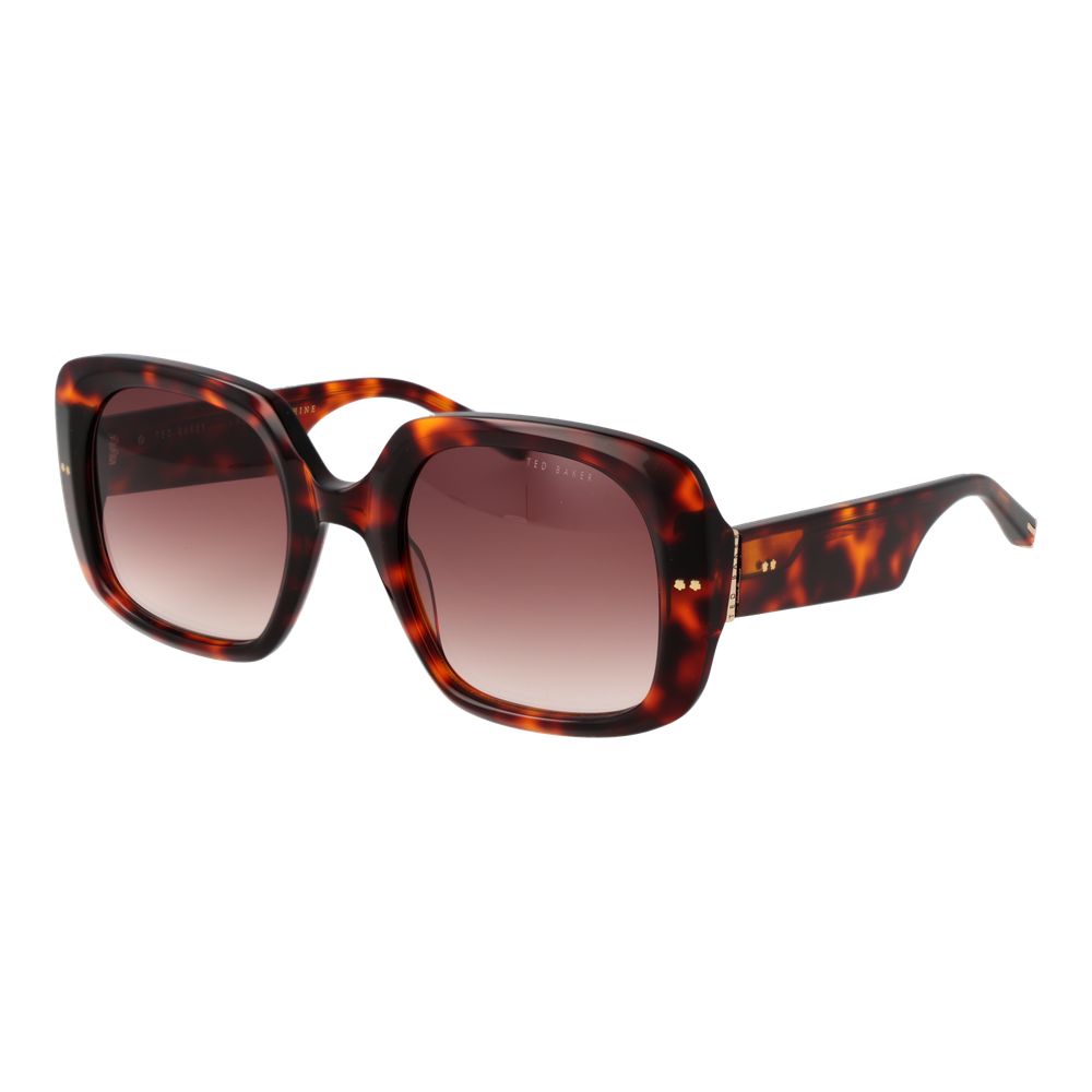 Ted Baker Women’s Sunglasses – Brown Square Frame, Gradient Lenses