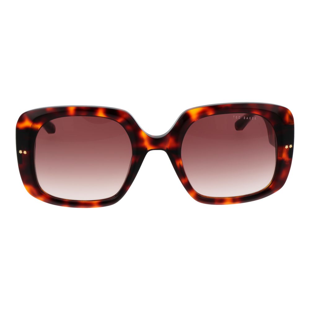 Ted Baker Women’s Sunglasses – Brown Square Frame, Gradient Lenses