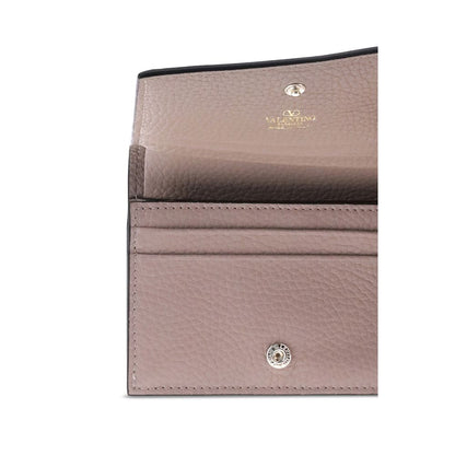 Valentino Garavani Multicolor Calf Leather Rockstud Wallet