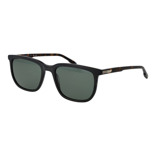 Hackett Men’s Sunglasses – Black Full-Rim Frame, Green Lenses