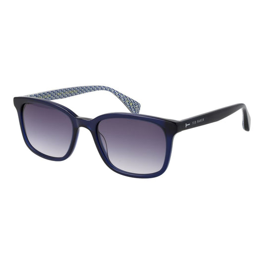 Ted Baker Men’s Sunglasses – Blue Acetate Frame, Gradient Lenses