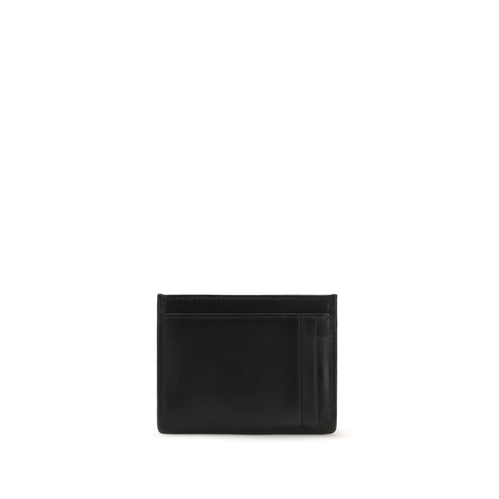 Miu Miu Black Lamb Matelassé Nappa Leather Card Holder