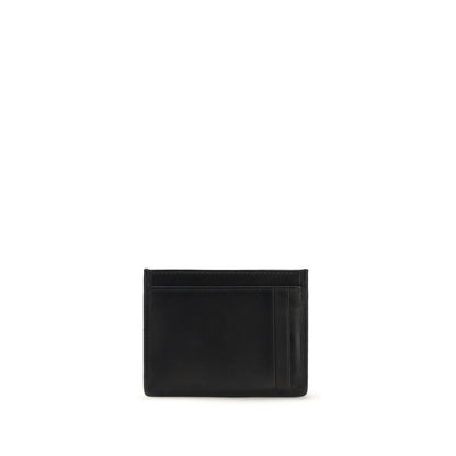 Miu Miu Black Lamb Matelassé Nappa Leather Card Holder