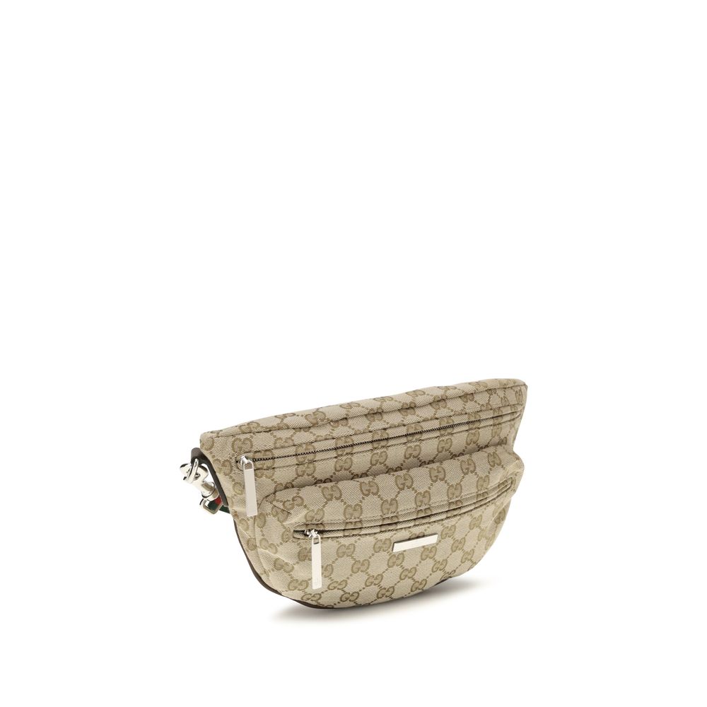 Gucci Beige Mall Tag Shoulder Bag