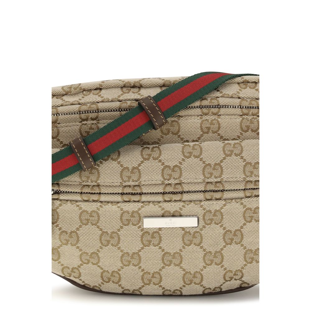 Gucci Beige Mall Tag Shoulder Bag