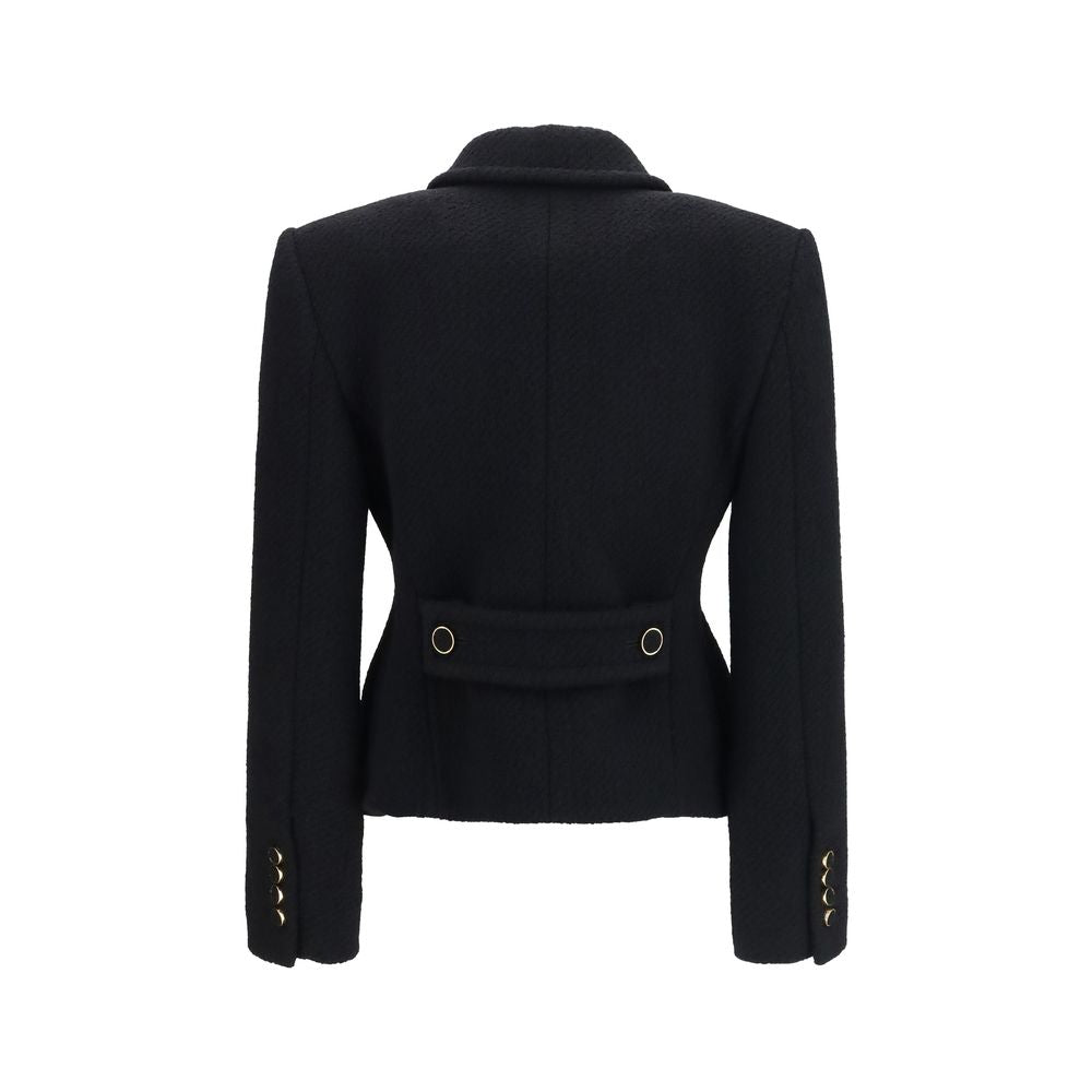 Chloé Black Wool Cropped Blazer