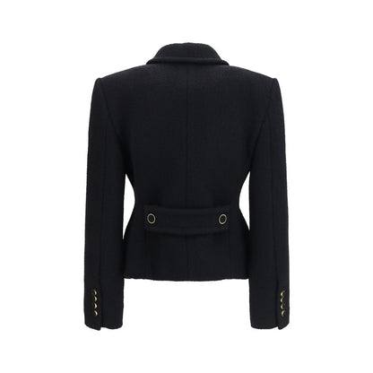 Chloé Black Wool Cropped Blazer