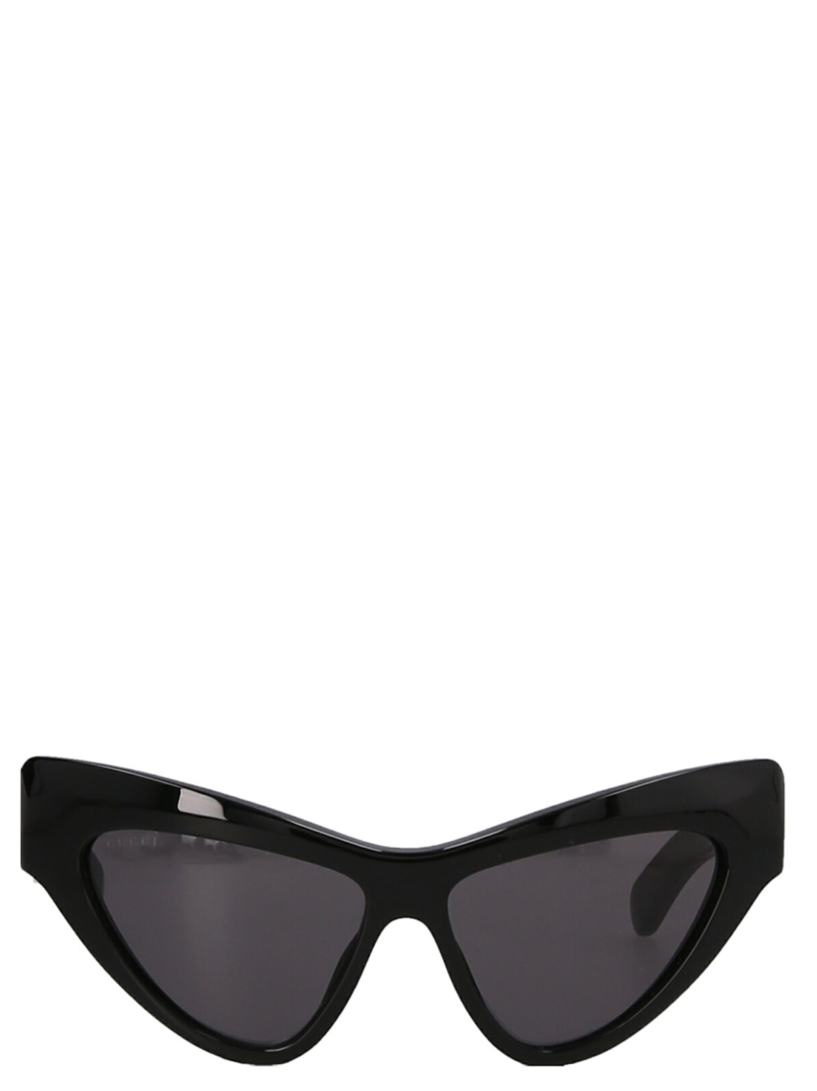 Gucci Black Acetate Cat Eye Sunglasses