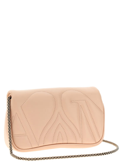 Alexander McQueen Beige Lamb Leather Crossbody Bag - The Mini Seal