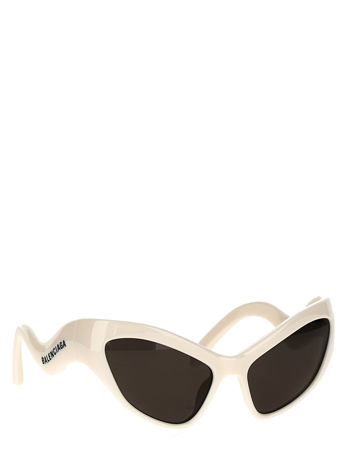 Balenciaga Hamptons Cat White Nylon Sunglasses